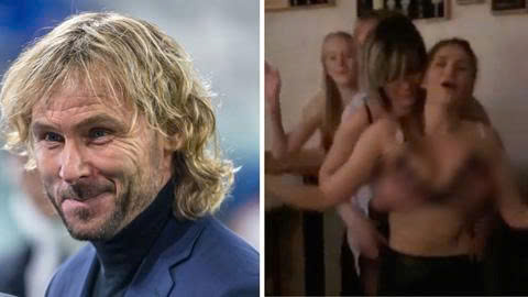 Pavel Nedved về già đổ đốn, thác loạn với 3 mỹ nữ
